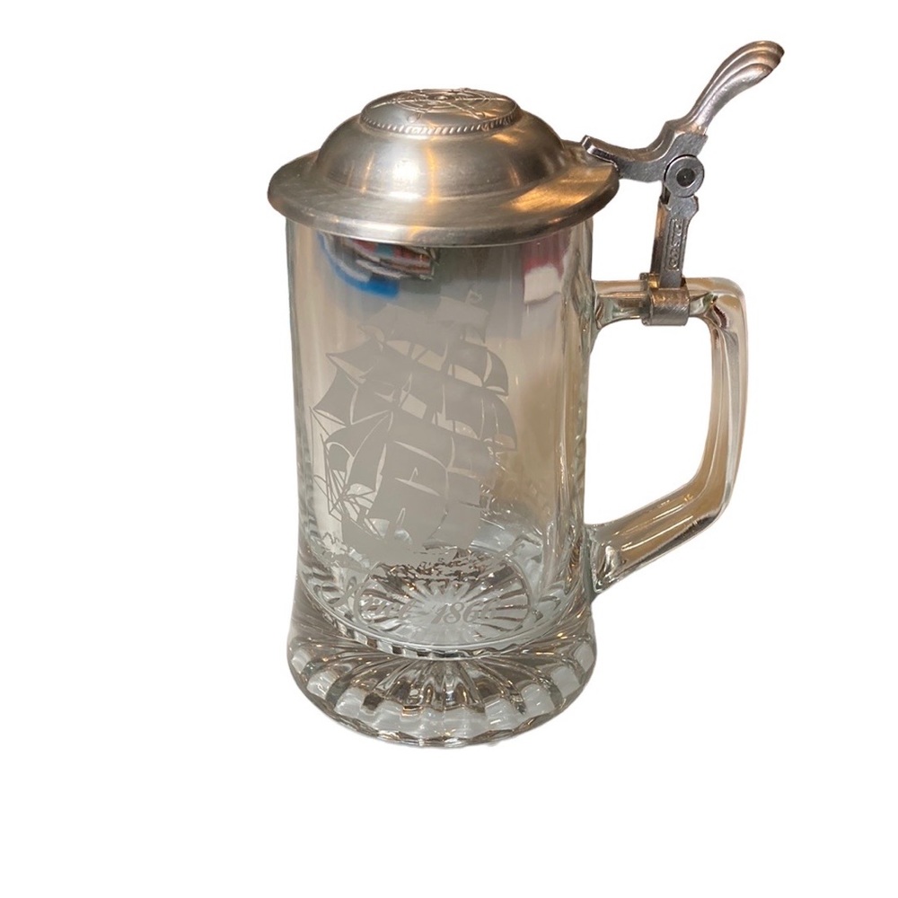 Vintage Old Spice Beer Stein with Lid. Ariel 1866